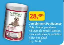 Petbalance complément