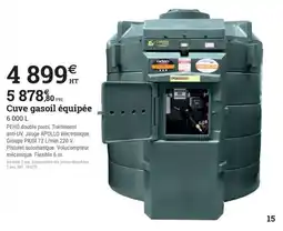 Carbery Cuve gasoil équipée