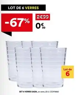 Set 4 verres sada