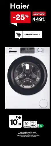 Haier lave-linge hublot