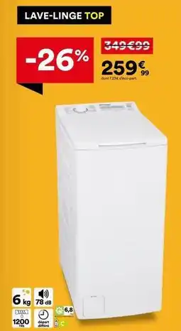 Db - lave-linge top