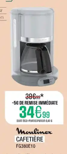 Moulinex cafetière fg380e10