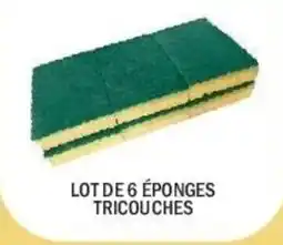 Éponges Tricouches