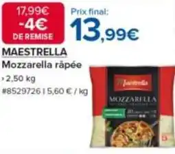 Maestrella - mozzarella râpée