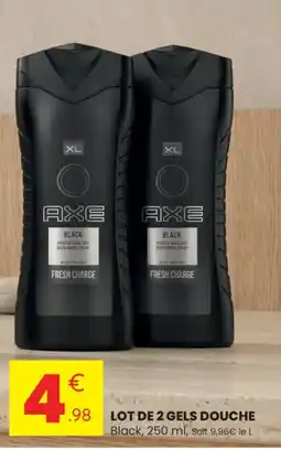 Axe lot de 2 gel douche