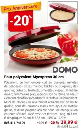 DOMO Four polyvalent Myexpress 30 cm