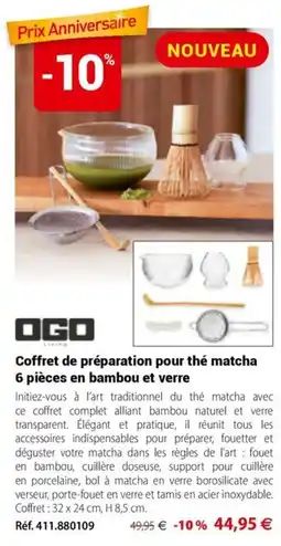 Ogo coffret de préparation pour thé matcha