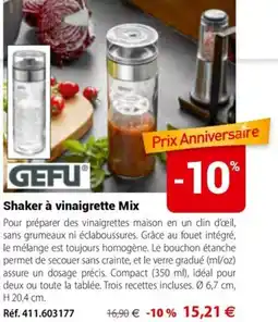 GEFU Shaker à vinaigrette Mix
