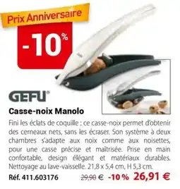 GEFU Casse-noix Manolo