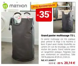 Mathon grand panier multiusage