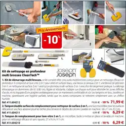 Kit de nettoyage en profondeur multi brosses cleantech