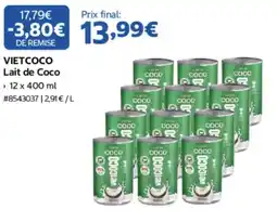 VIETCOCO Lait de Coco