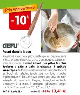 GEFU Fouet danois Nedo