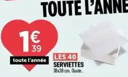 Les 40 Serviettes