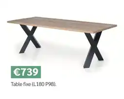 Table fixe