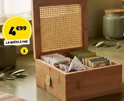 Boîte à thé 4 compartiments