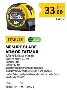 Stanley - mesure blade armor fatmax