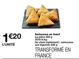 Samoussa au bœuf