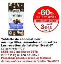 Nestlé Les recettes de l'atelier