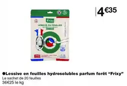 Frixy Lessive en feuilles