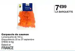Ridamer Carpaccio de saumon