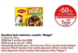 Maggi Bouillon Kub tablettes volaille