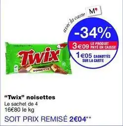 Twix - noisettes