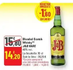 J&B Blended Scotch Whisky