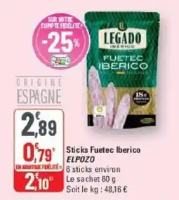 LEGADO Sticks Fuetec Iberico