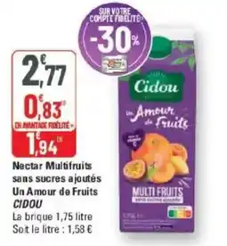 Cidou Nectar Multifruits