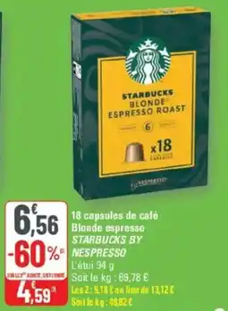 STARBUCKS Blonde Espresso Roast