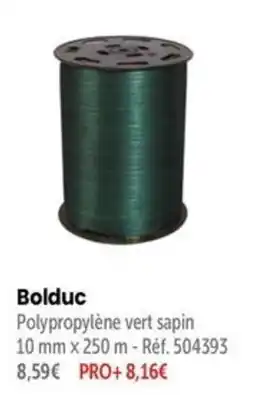 Bolduc Polypropylène vert sapin
