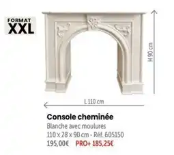 Console cheminée