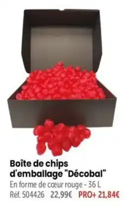 Décobal Boîte de chips