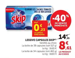 Skip Lessive capsules