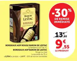 Baron de Lestac Bordeaux Aop Rouge