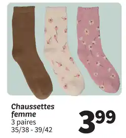 Chaussettes femme