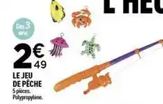 Le jeu de pêche