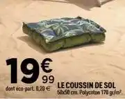 Le coussin de sol