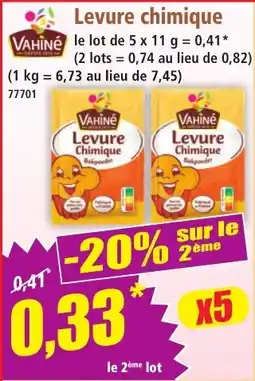 Vahine Levure chimique