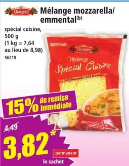 Chaignet Mélange mozzarella/emmental