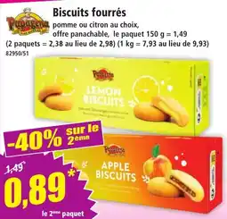 Papagena Biscuits fourrés