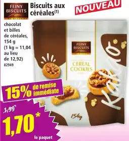FEINY BISCUITS Biscuits aux céréales
