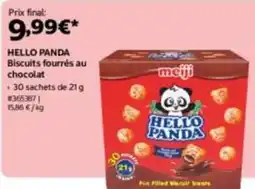 Biscuits fourrés au chocolat