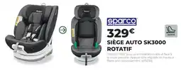 Sparco SIÈGE AUTO SK3000 ROTATIF