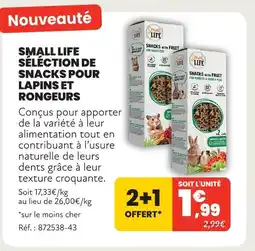 Small life séléction de snacks pour lapins et rongeurs