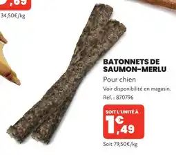 Batonnets de saumon-merlu