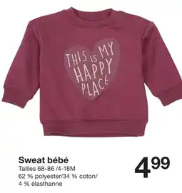 Sweat bébé