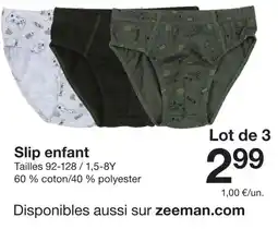 Slip enfant
