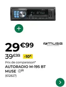 Muse - autoradio m-195 bt